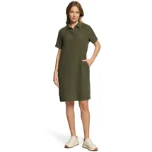 Cartoon Polokleid Damen Braun 34
