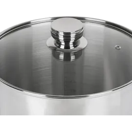 OEM Edelstahl Großraumtopf 6L Kochtopf 22 cm rund