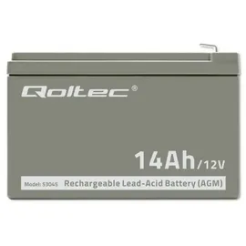 Qoltec AGM Batterie 14Ah 12V