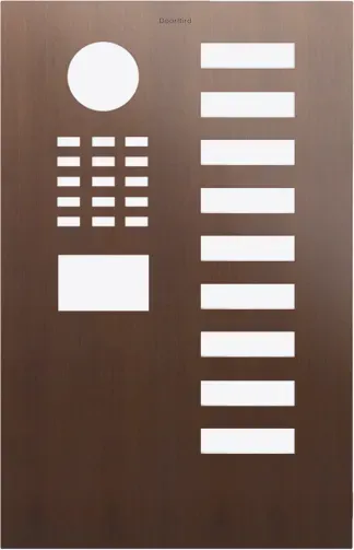 DoorBird D2109V Frontblende Echte Baubronze