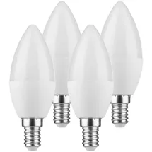 Müller-Licht LED-Leuchtmittel Kerzenform 5,5W E14 470 lm warmweiß 4 St.