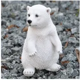 dazikemo Dekofigur Gartenfigur Eisbär 11 x 11 x 19 cm