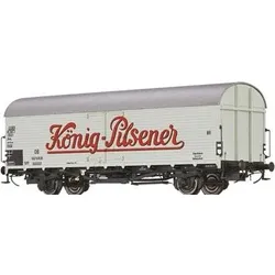 BRAWA 50982 H0 Gedeckter Güterwagen Ibdlps383 "König Pilsener", DB, Ep. III