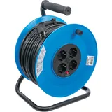 BGS BGS, Kabelrolle, Kabeltrommel 50 m 3 x 1,5 mm2 4 Steckdosen IP 20 3000 W (50 m, 1.50 mm2)