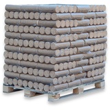 960kg Palette Nestro Premium Hartholzbriketts Kamin Ofen Holz Gluthalter Eiche und/oder Buche PE-Bags Holzbrikett Rund Energie Kienbacher