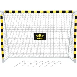Umbro Fußballtor Schwarz/Gelb 300 x 200 x 90 cm