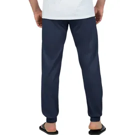 TRIGEMA Schlafanzug TRIGEMA "TRIGEMA Schlafanzughose Bündchen", Herren, Gr. 4XL, blau (navy), 100% Baumwolle, Homewear-Sets Schlafanzug