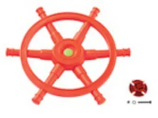 Steuerrad Schiff Star Orange