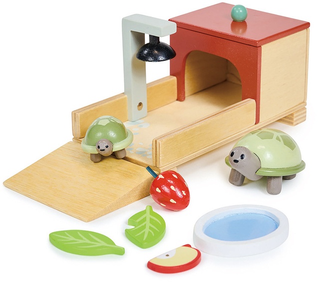 Haustier-Spielset Schildkröte Aus Holz