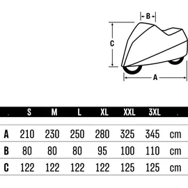 Held Professional 2 Abdeckplane 3XL 3 x 2 m Grau
