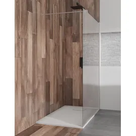 bad land SET Walk-In Dusche KETIL 80x195 Transparentes Glas
