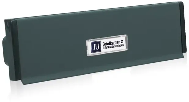 JU Briefeinwurf Einwurfklappe Briefkastenklappe Einwurfblende 02-183, Eisenglimmer