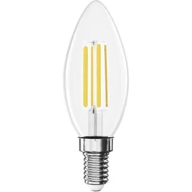 EMOS LED Lampe Edison Candle, 3,8W Ersatz für 60W Glühbirne, A Klasse, E14 Sockel, Helligkeit 806 lm, Neutralweiß 4000 K, Lebensdauer 50000h, ZF...