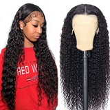 Kinky Curly Echthaar Perücke Curly Wig 13x6 Lace Front Wig 150% Density Pre Plucked Free Part Wig With Baby Hair Brazilian Remy Hair Free Part Unprocessed Virgin Echthaar Perücke 20 Zoll