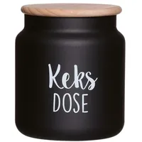 Ritzenhoff & Breker Keksdose schwarz 12 x 13 cm 1,1 l