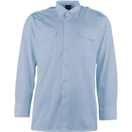 Mil-Tec Langarmhemd Hellblau M