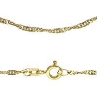 Firetti Collierkettchen »Schmuck Geschenk Gold 333 Halsschmuck Halskette Goldkette Singapur«, Made in Germany 30922269-60 gelbgoldfarben