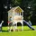 Axi Spielhaus Sarah 370 x 291 x 191 cm Braun