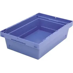 Bito Mehrwegbehälter ohne Zubehör/Gefahrgut / MB 64171 L600xB400xH173 mm, taubenblau