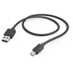 Hama 00201584 USB Kabel 1 m USB 2.0 Micro-USB A USB A Schwarz