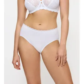 Triumph Feel Of Cotton Midislip 2 St. Weiß 46