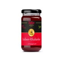 Faller Erdbeer-Rhabarber Konfitüre: Hausgemachter Genuss, 60% Frucht, 330g