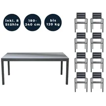 Home Deluxe SOL Madera 8 Stühle