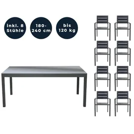 Home Deluxe SOL Madera 8 Stühle