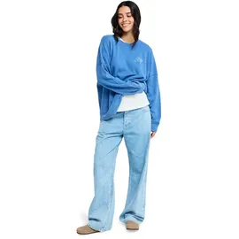 Roxy Eastside Midweight - Longsleeve - Frauen - L - Blau. - L