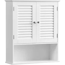 VASAGLE Badezimmerschrank 20 x 60 x 70 cm Weiß