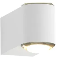 Grau Globe Wandleuchte LED, weiß - ø6 cm