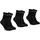 GripGrab Merino Wolle Regular Cut 3er Pack Schwarz 38-41