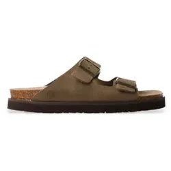 Genuins für Herren. G106232 Ledersandalen Hawaii grün (44), Wohnung, Keine, Lässig