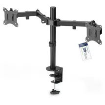 Digitus Universal Dual Monitorhalterung Schwarz