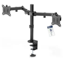 Digitus Universal Dual Monitorhalterung Schwarz