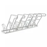 Wsm Fahrradständer 2606, zur Bodenmontage, Einstellparker, Breite 210cm, für 6 Fahrräder