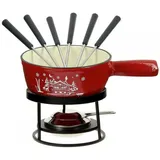 TABLE & COOK Rotes Chalet Fondue Set - Tableandcook – hhf-078