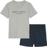 Marc O'Polo Marc O'Polo, Pyjama, (Set, 2 tlg.), grau