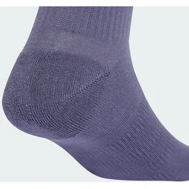 adidas CUSHIONED CREW SOCKS 6 PAIR PACK, Aurora Ruby/Preloved Violet/Powder Plum/Light Grey Heather, 10.5-12.5