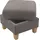 Home Affaire Polsterhocker Glendale mit Stauraum 58 x 48 x 58 cm Braun