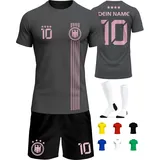 Deutschland Trikot Kinder Herren Damen WM 2026 Fussball Geschenke Jungen Coole Sachen für Jungs Fußball Trainingsanzug Tshirt EM Shirt geschenk junge 10 jahre Fußballtrikot Mädchen Set IIIII20Fo7IIIII - 134