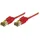 Tecline Patchkabel Cat. 6A (ISO/IEC), S/FTP, halogenfrei, mit Rastnasenschutz, rot, 7,5 m