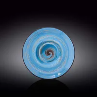 Wilmax england Wilmax WL-669623/A Porzellan Tiefe Platte, Blau, 22.5cm