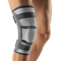 Bort Stabilo® Kniebandage mit Gelenk Knie Gelenk Bandage Schiene Stütze, Rechts, M Plus
