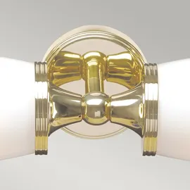Elstead Lighting Spiegelleuchte 2 flammig LED Warmweiß Gold