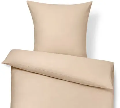 Bettwäsche aus gewaschenem Leinen - Beige - Leinen - beige