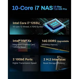 TerraMaster T12-500 Pro NAS 12-Bay (T12-500 PRO)
