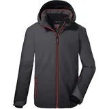 Killtec Jungen Ksw 162 Bys Jckt Skijacke Funktionsjacke mit Kapuze und Schneefang, anthrazit, 152 EU
