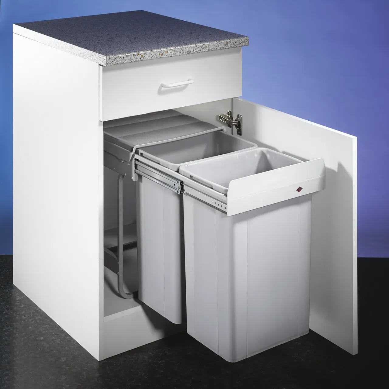Naber 8011222 Traditionline Double-Master® 485 S/400-2 Abfallsammelsystem, al...