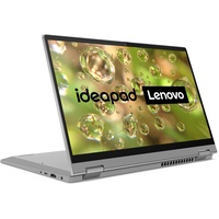 Lenovo IdeaPad Flex 5 Laptop 35,6 cm (14 Zoll, 1920x1080, Full HD, WideView, Touch) Convertible Notebook (AMD Ryzen 5 4500U, 8GB RAM, 256GB SSD, AMD Radeon Grafik, Windows 10 Home) silber